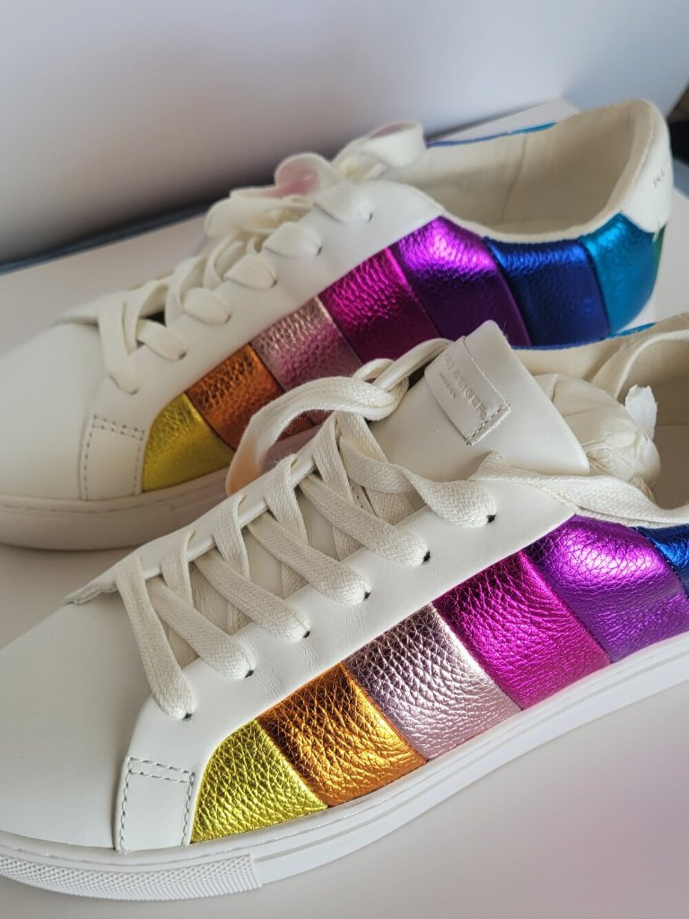 Kurt Geiger London Mettalic Rainbow Sneakers